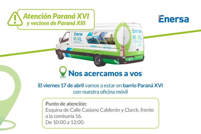 Oficina móvil de Enersa