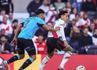 River y Belgrano. Foto: La Nación.