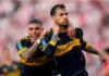 Boca venció a River en el Monumental.