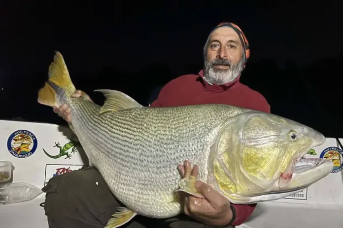 El ejemplar fue capturado en la zona conocida como 