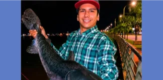 Capturan un surubí de 12 kilos en el río Paraná. Foto: (Redes).