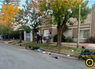 La zona del accidente fatal. Foto: P.E.R.