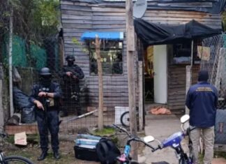 Tres detenidos tras múltiples allanamientos por drogas y una causa de homicidio en Concepción del Uruguay Múltiples allanamientos en Concepción del Uruguay. Foto: (PER).