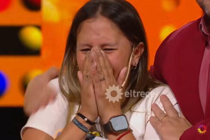 Una docente de Concordia ganó más de $9 millones en “Ahora Caigo”. Foto: Captura pantalla. Una docente de Concordia ganó más de $9 millones en “Ahora Caigo”. Foto: Captura pantalla.