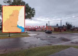 Alerta naranja por tormentas en Entre Ríos.