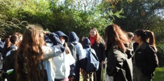Estudiantes de Colonia Avellaneda visitaron Cerrito. Foto: (MdC).
