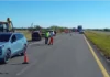 Falleció el obrero entrerriano atropellado por un camión mientras realizaba tareas de bacheo en la Ruta 14 El conductor del camión fue interceptado kilómetros más adelante.