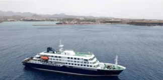 El crucero zarpó de Ushuaia el 1 de abril