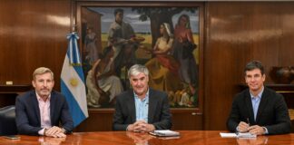 Frigerio se reunió con Caputo y demás funcionarios.