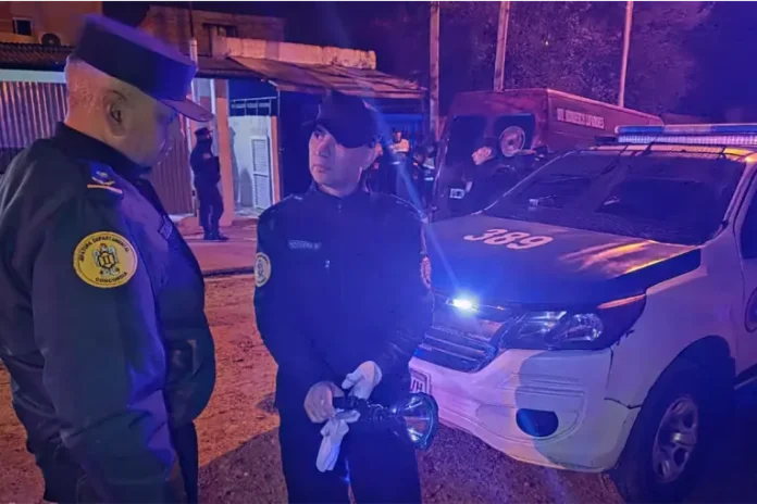 Investigan un incendio fatal en Concordia. Foto: Concordia Policiales. Investigan un incendio fatal en Concordia. Foto: Concordia Policiales.