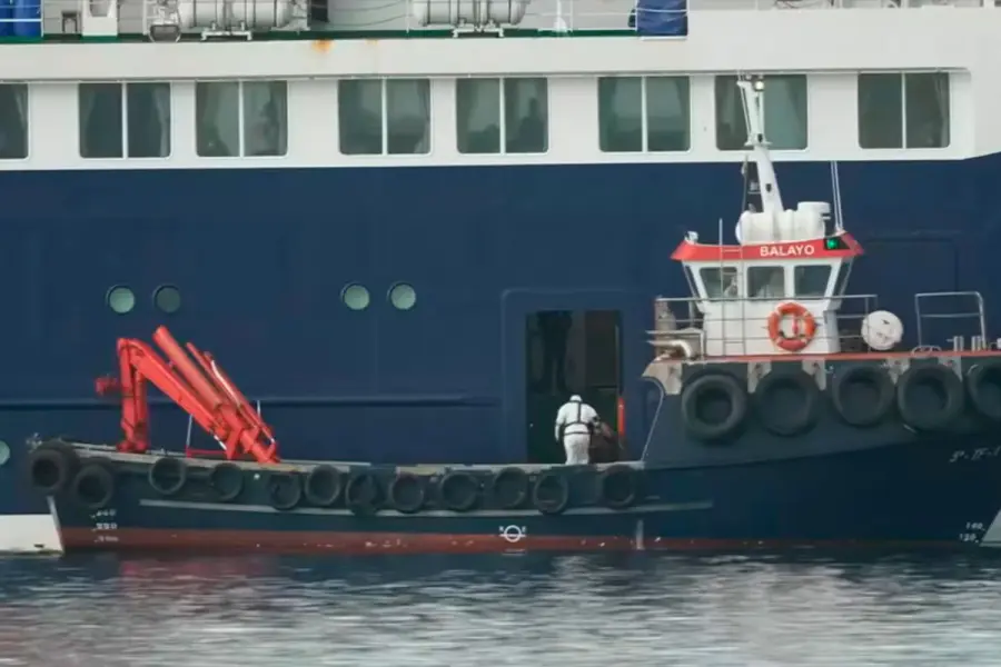El crucero neerlandés MV Hondius.