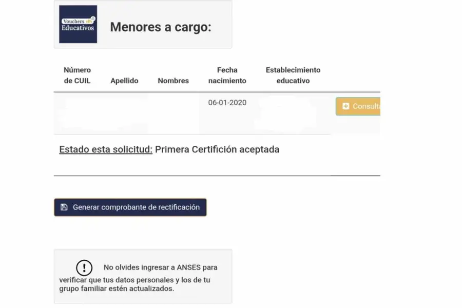 Los Vouchers Educativos 2026