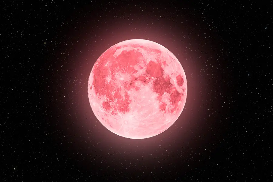 Luna de fresa. Foto: Clarín.