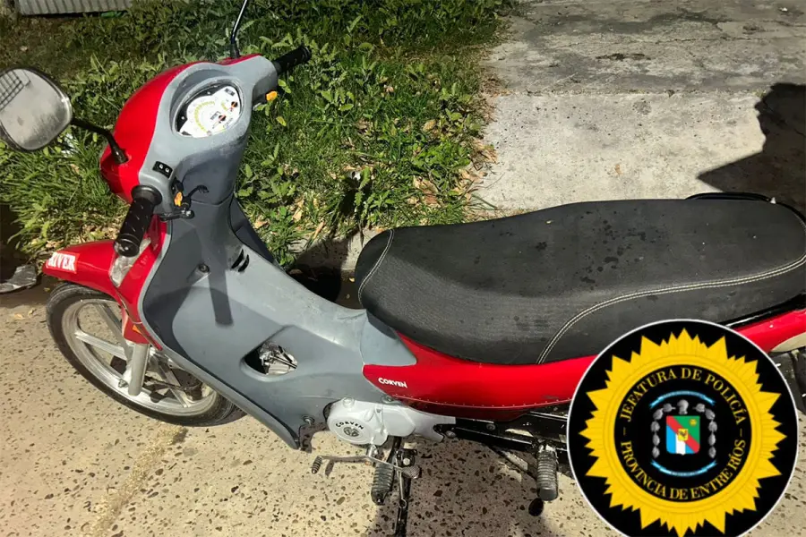 La moto comprada.
