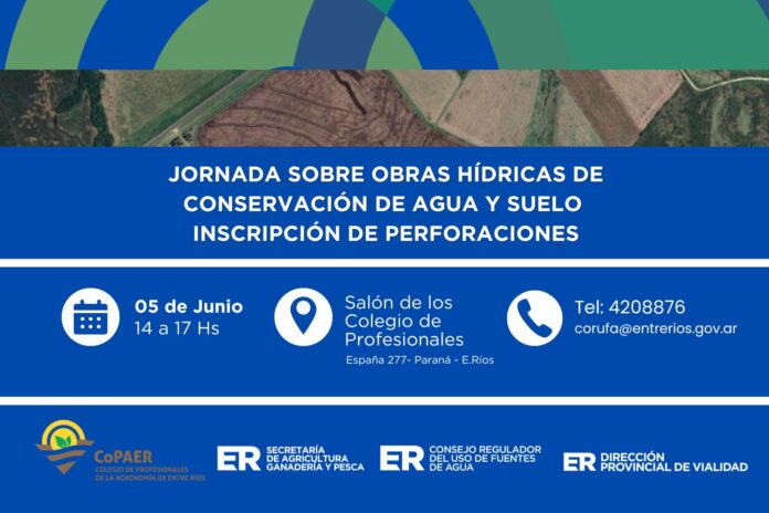 Convocan a una jornada sobre gestión hídrica rural. Convocan a una jornada sobre gestión hídrica rural.