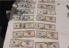 Allanamiento en Urdinarrain: recuperaron dinero robado y detuvieron a un sospechoso Parte de lo secuestrado en el allanamiento.