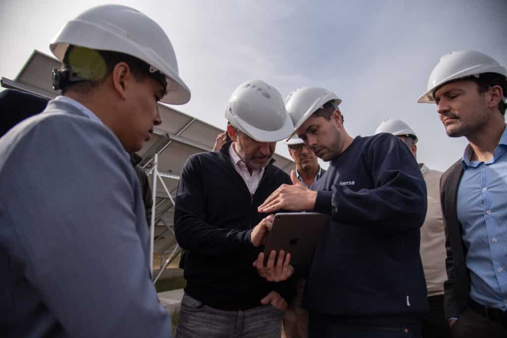 Frigerio inauguró un parque solar en Arroyo Barú.