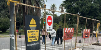 Desvíos y cortes de tránsito en Paraná por obras.