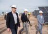 Frigerio inauguró un parque solar en Arroyo Barú.