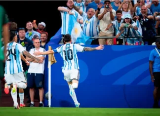 Argentina le ganó 2 a 0 a Austria. Foto: NA.