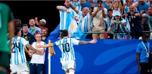 Argentina le ganó 2 a 0 a Austria. Foto: NA.