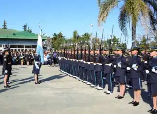 Cadetes de la Policía de Entre Ríos.