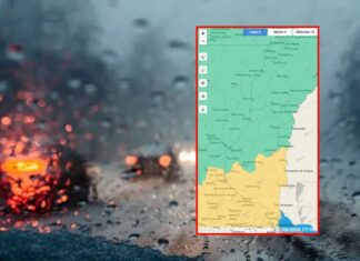 Alerta amarilla por lluvias en Entre Ríos.