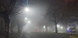 La niebla que cubrió Paraná.