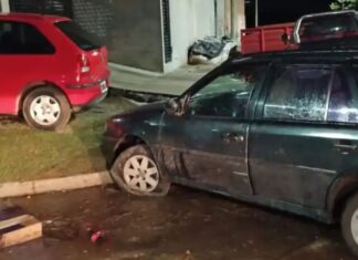 Conducía borracho, a contramano y con las ruedas dañadas. Foto: (PER).