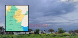 Alerta amarilla por tormentas en gran parte de Entre Ríos.