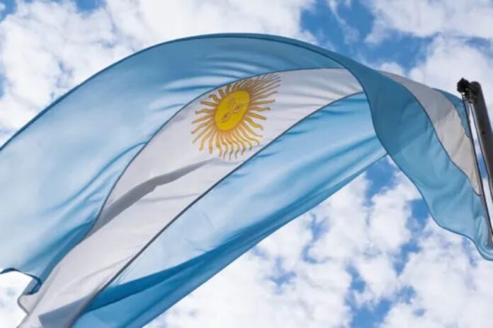 Bandera Nacional Argentina.