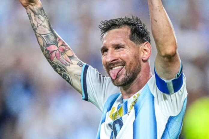 Messi hizo historia en el Mundial. Messi hizo historia en el Mundial.