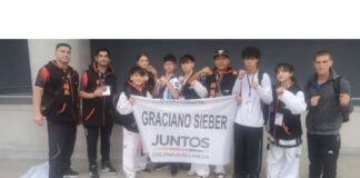 Graciano Sieber destacó a los taekwondistas de Colonia Avellaneda.
