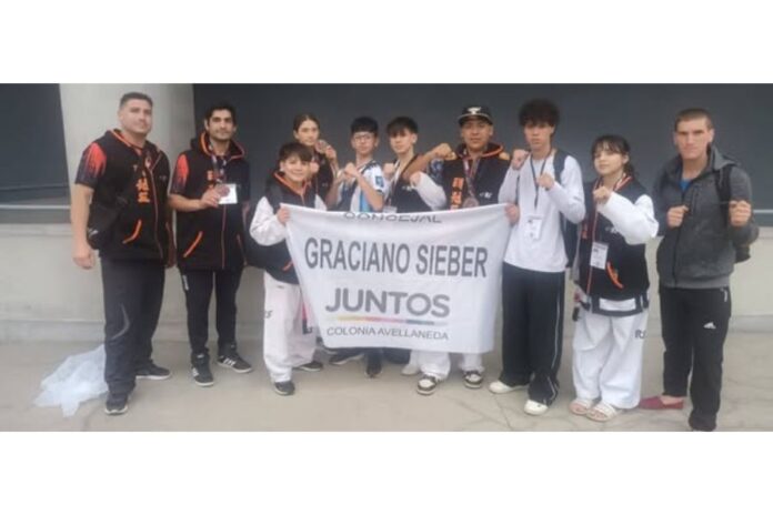 Graciano Sieber destacó a los taekwondistas de Colonia Avellaneda.