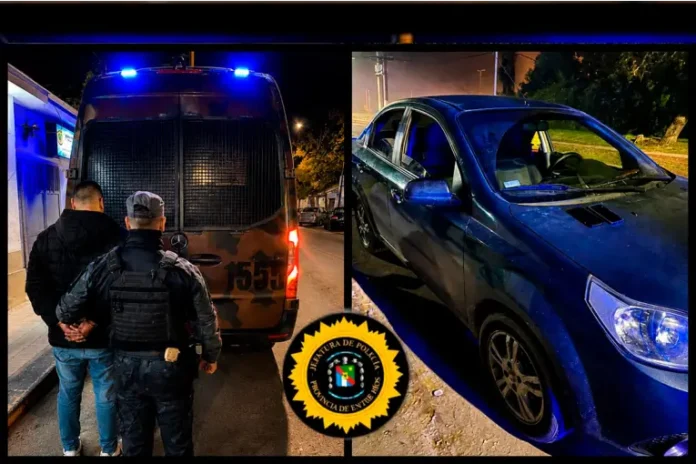 Persecución policial con droga en Paraná. Foto: Policía de Entre Ríos