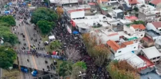 Despedida del Indio Solari: miles de fanáticos llegaron a Avellaneda. Foto: (TN).