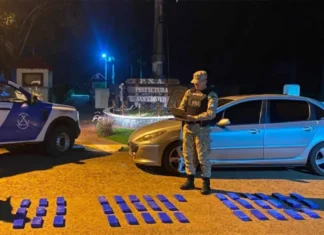 Prefectura secuestró más de 27 kilos de droga.