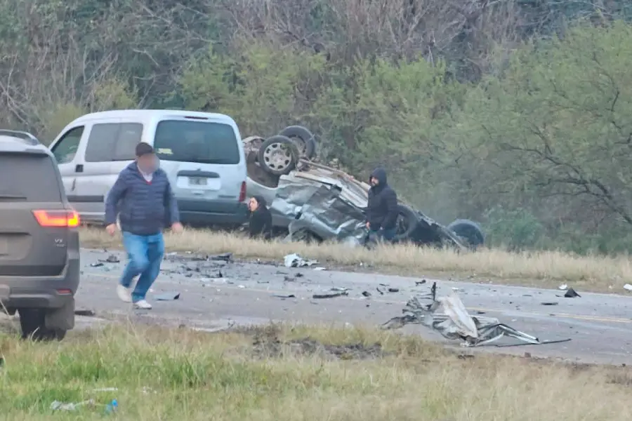 Tragedia vial en Ruta 12. Foto: La Sexta.