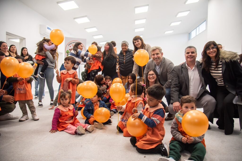 Inauguró el nuevo Jardín Maternal Evita