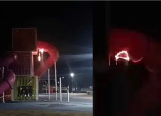 Incendio del tobogán.