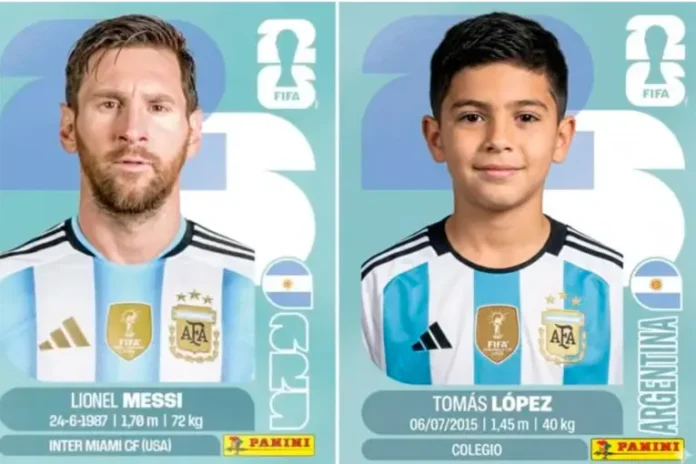 Figuritas mundialistas personalizadas.