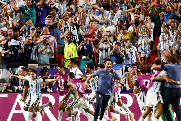 Argentina derrotó a Suiza. Foto: Infobae.