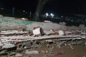 Fuerte temporal en Ibicuy.