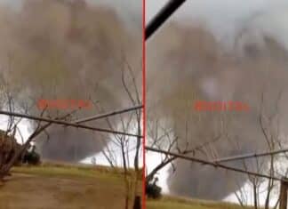 VIDEO: impactante tornado fue captado en una zona rural de Santa Fe durante el fuerte temporal Impactante tornado fue captado en una zona rural de Santa Fe. Foto: Redes.