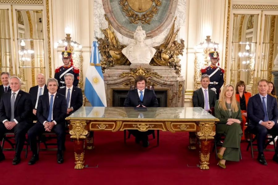 Javier Milei anunció la reforma de la Carta Orgánica del Banco Central y otras medidas en cadena nacional. (Foto: Presidencia)