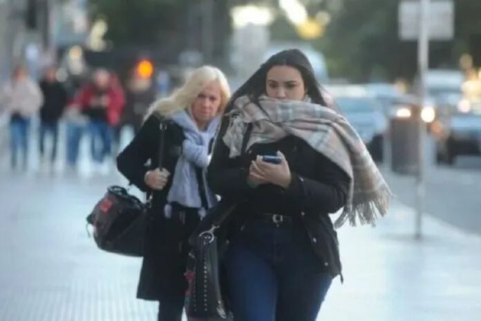 Ola polar. Foto: Tiempo Argentino.