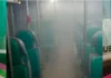 Atacaron con un artefacto de pirotecnia a un colectivo en Paraná