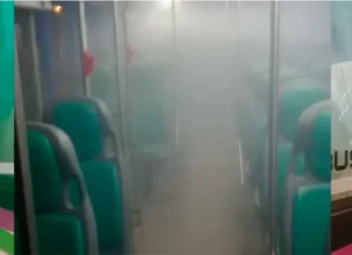 Atacaron con un artefacto de pirotecnia a un colectivo en Paraná