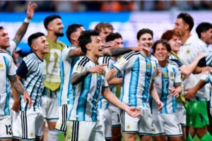 Impresionante triunfo de Argentina. Foto: AFA.