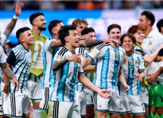 Argentina remontó un partidazo ante Egipto, ganó 3-2 y se metió en cuartos del Mundial 2026 Impresionante triunfo de Argentina. Foto: AFA.